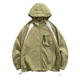 Men's Jackets Clothing Men Mens Windproof Fall Autumn Long Rainproof Summer Coat Outdoor Breathable Sunscreen Sports Wool