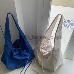 Shoulder Bags of new high-capacity nylon backpack drawstring Single Shoulder Messenger shoulder strap Tote women's bagcatlin_fashion_bags