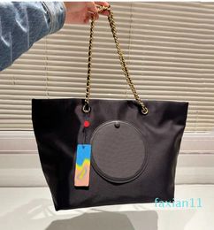 Tote Bag Women Handbag Nylon Handbags classic Solid Colour Large Volume Shopping Purse Shoulder Bags 220907