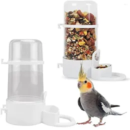 Other Bird Supplies Automatic Water Food Dispenser Parrot Cage Waterer Feeder Seed Container Drinker Bottle For Parakeet