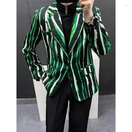 Men's Jackets TR1052 Fashion Coats & 2023 Runway Luxury European Design Party Style Clothing