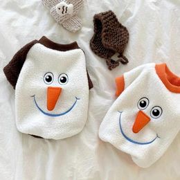 Dog Apparel Autumn And Winter Christmas Funny Transformation Snowman Puppy Sweatshirt Teddy Halloween Pet Clothes