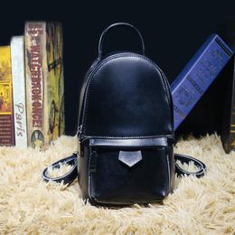 2017 PU fashionback women pack shoulder bag handbag presbyopic mini backpack messenger bag mobile phonen purse M400192096