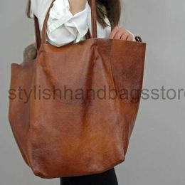 Cross Body Style 2023 New Big Bag Women's Soft Leather Large Capacity One Shoulder Handheld Tote Bag Style Women's Bagstylishhandbagsstore