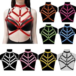 Belts Punk Tight Suspender Leather Harness Straps Belt Dance Rave Wear Fashion Sex Costumes Adjust Gothic Bondage Strappy Cage