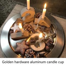 Candle Holders Exquisite High Quality Practicall Brand Candlestick Metal Accessories 18 12.6 11.8 15 0.3mm Aluminium Sheet