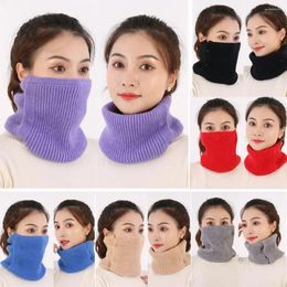 Bandanas Detachable Knitted Fake Collar Fashion Winter Warm Windproof Turtleneck Thicken Scarf Women