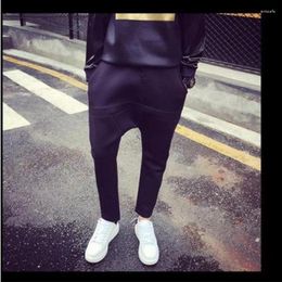 Men's Pants Small Foot Spring And Autumn Punk Style Europe The United States Fashion Casual Large Size