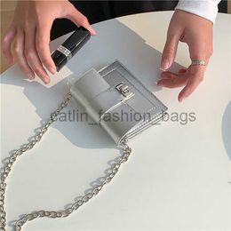 Cross Body Single Shoulder Crossbody Card Bag for Popular Silver Bag Fashionable Mini Chain Bag forcatlin_fashion_bags
