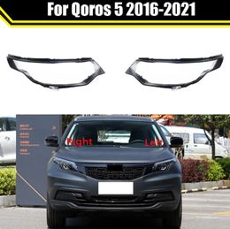 Transparent Cover Headlight Glass Shell Lamp Shade Headlamp Lens Cover Lampshade Masks For Qoros 5 2016-2021