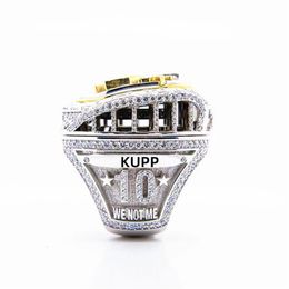 High Quality 9 Players Name Ring Stafford Kupp Donald 2021 2022 World Series National Football Rams Team Championship with Wo206w
