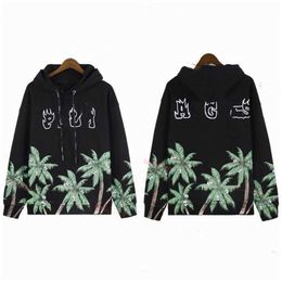 Palms Angels 23SS Hoodies Letter Unisex Hooded Sweatshirt for Men and Women Fashion Loose Boyfriend Gift Sports Jacket 99GY