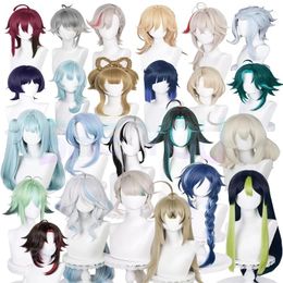 Party Supplies High Quality Game Genshin Impact Shikanoin Heizou Xiao Yelan Eula Kirara Kazuha Scaramouche Sucrose Tighnari Cosplay Wig