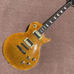 Standard Electric Guitar, Flamed Maple Top, Rosewood Fingerboard, 2 Humbucking Pickups, Appetite Amber, Free Shipping