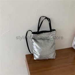 Cross Body Women's bag new Sequin tote bag one shoulder casual women's bag cross bead bagstylishhandbagsstore