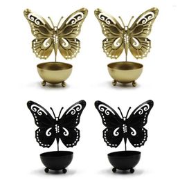 Candle Holders Butterfly Art Candlestick Pedestal For Wedding Party Table Decor Home Drcoration Xmas Chirsmas Ornament