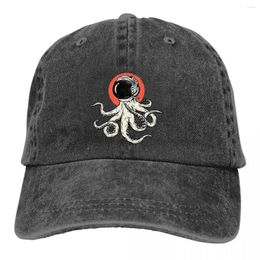 Ball Caps Multicolor Hat Peaked Women's Cap Astronaut Octopus Personalized Visor Protection Hats
