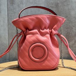 Tasarımcı Tote Çanta Neon Kova Çantası Mini Zincir Crossbody 5a Kaliteli Deri Omuz Çantası Kadın Çanta Çekme Çizme Kapatma Cüzdan