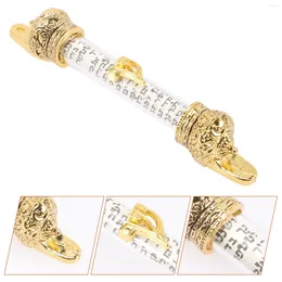 Curtain Outdoor Wedding Decor Bible Crown Scroll Mezuzah Home Religious Design Frame Metal Gift Woman