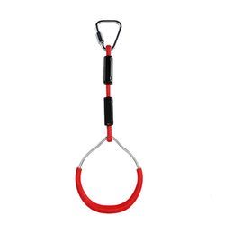 Gymnastic Rings 2 Pcs Fitness Ring Gymnastic Children Kids Outdoor Swings Climbing Workout Rings 231016