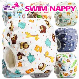 Cloth Diapers Baby Reusable 1PC Swim Diapers Cartoon Swimwear Children adjustable summer swimming Nappy pants DiaperL231015