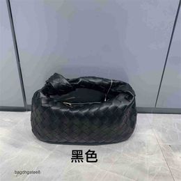 Bag Bags Venetass Designer Bottegass Cowhide 2023 Leather Soft Jodies Woven Cow High Handbag Pleated Dumpling Women's