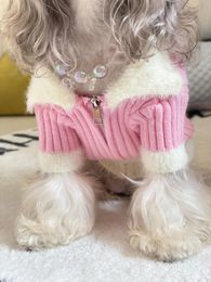 Dog Apparel Warm Chihuahua Cat Clothes Winter Luxury Fur Collar Dogs Puppy Coat Sweater Pet Jacket Outfits For Small Pug