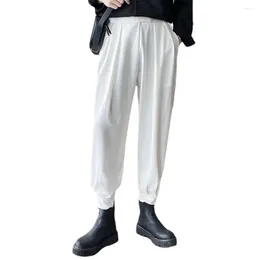 Men's Pants Men Suit 2023 British Style Business Casual Solid Slim Fit Straight Dress For Formal Trousers Clothing
