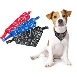 Dog Apparel Bandanas With Adjust Buckle Adjustable Pet Puppy Cat Scarf Bandana Collar Bibs Neck Decor Dogs Cats Pets Accessories