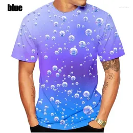 Men's T Shirts 2023 Fashion Summer 3d Bubble Print Tshirt Men And Women Wear Casual T-shirt