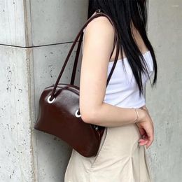 Waist Bags Korean Niche Design Retro Old Head Layer Cowhide Handbag Single Shoulder Underarm Bag Women's