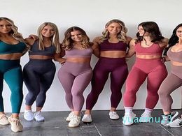 Sexy Yoga Sets Sportswear Training Suit Fitness Wear Sports Outfit for Women Workout Pants Yoga Leggings Sports Bra Running
