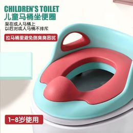 Seat Covers Baby Toilet Potty Seat Children Potty Safe Seat With Armrest for Girls Boy Toilet Training Outdoor Travel Infant Potty Cushion 231016