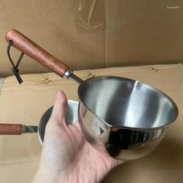Pans High Beauty Oil Splashing Small Pot With Scale Frying Pan Wok