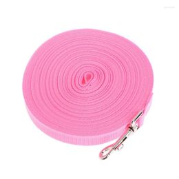 Dog Collars 15 Meters Pet Training Leash Solid Color Nylon For Small Large Dogs Tracking