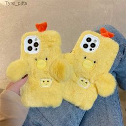 Cell Phone Cases Suitable for Apple 12 13 15 Plush Phone Case iPhone 14 XR XSMax Autumn/Winter 7P Plush ProtectionL2310/16