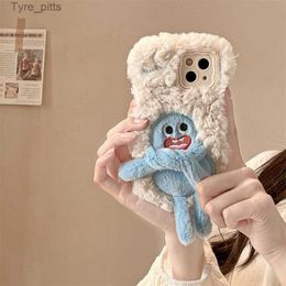 Cell Phone Cases Pulling Plush Case Suitable for Apple 14pro Phone Case iPhone 13promax Full Pack 12/11 Plush L2310/16