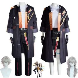 Cosplay Game Honkai Star Rail Trailblazer Stelle Caelus Cosplay Costume Wig Anime Protagonist Woman Man Uniform Hallowen Suit