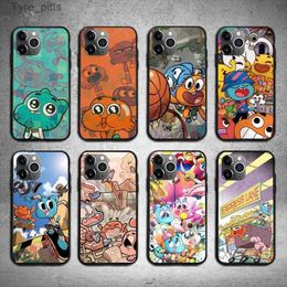 Cell Phone Cases Cartoon A-Amazing World of Gumball Phone Case For iPhone 11 12 Mini 13 14 Pro XS Max X 8 7 Plus SE XR ShellL2310/16