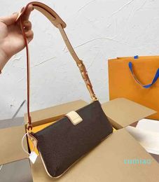 Designers Cherry pattern Print Shoulder Bag Women's Luxurys Brown leather Handbag High Quality classic Flower printing Crossbody Bags