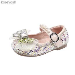 First Walkers Size 21-30 High Quality Baby Girls Walkers For Birthday Party Twinkle Crystal Soft Toddler Shoes For Spring 1-6Year Infant FlatsL231016