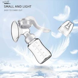 Breastpumps Attractive Price New Type Painless Massage Manual Portable Silicone Breast Pump SuctionL231119