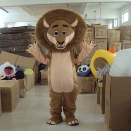 Mascot MascotCosplay Lion King Simba Cartoon Mascot Costume Advertising Ceremony Birthday Fancy Dress Party Animal Carnival Perform Props