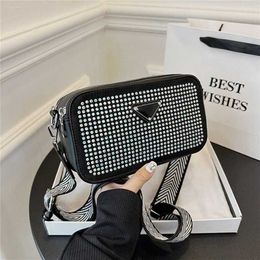 50% factory outlet Bag Women's Diamond Camera 2023 New Water Simple Broadband Shoulder Korean Crossbody Small Square code 5631