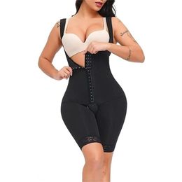 Postpartum Shaping Abdominal Colombian Girdle Slimming Corset Waist Trainer Flat Stomach For Woman Shapers Full Body Shapewear 2203013