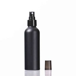 Portable Travel Black Aluminum Empty Bottle Spray Bottle Cosmetic Packaging Container Y220428 ZZ