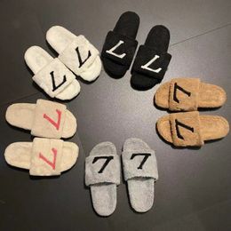 Designer-Slipper, warm, für den Innenbereich, flach, bequem, Flip-Flops, lässig, rutschfest, Kunstfell, Damen-Slides, pelzig, flauschig, luxuriöse, bequeme Hausschuhe