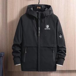 Men's Jackets 2023 Jacket Thin Polyester Spring And Autumn Outdoor Windproof Sports Hooded Cardigan Coat Women's Windbreaker