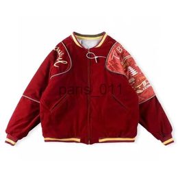 Men's Jackets Red Kapital Kountry Beautiful Tibet Jacket Men's 1 1 High Quality Coat Street Clothing Jacket Gym Baseball Jacket x1016