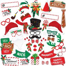 Factory Outlet 38 Christmas photos props party supplies creative day atmosphere decoration photography props cartoon cards etc